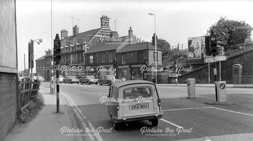 Horns Bridge area, Derby Road, Chesterfield, post 1970