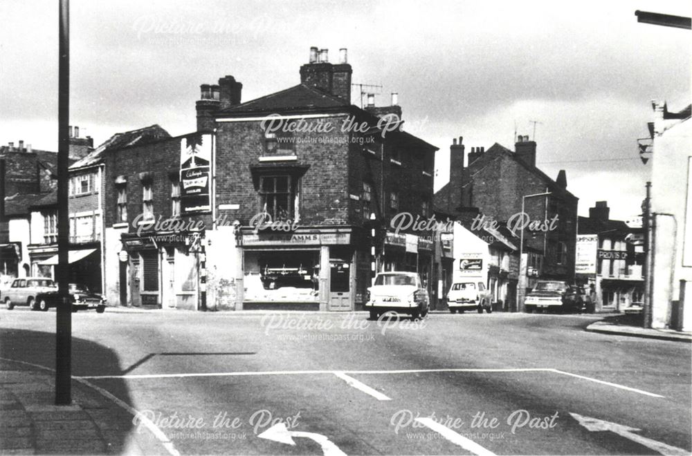 Damms' Corner, Holywell Cross, Chesterfield, c 1970?