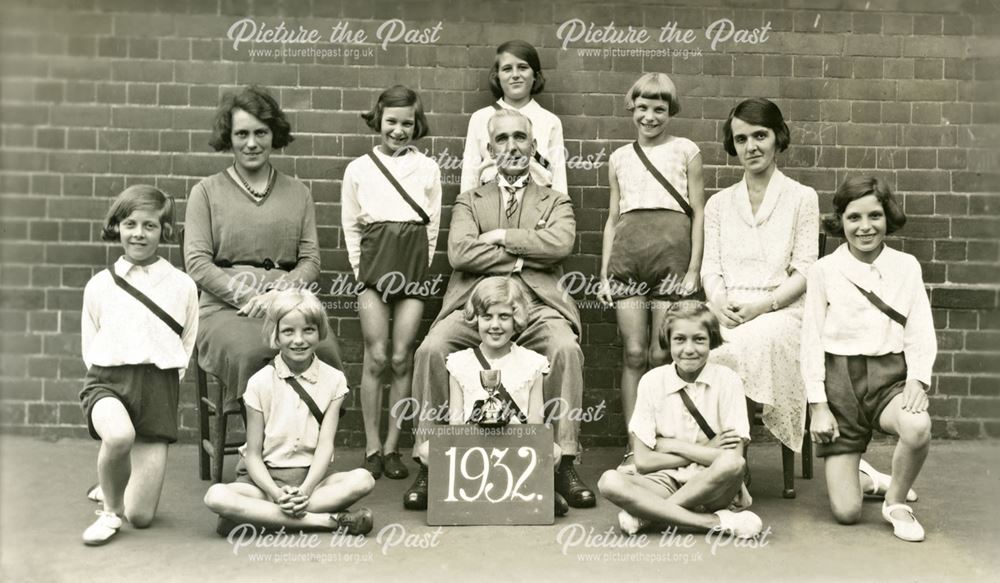 Kensington School Winning Team, Johns Road, Ilkeston, 1932