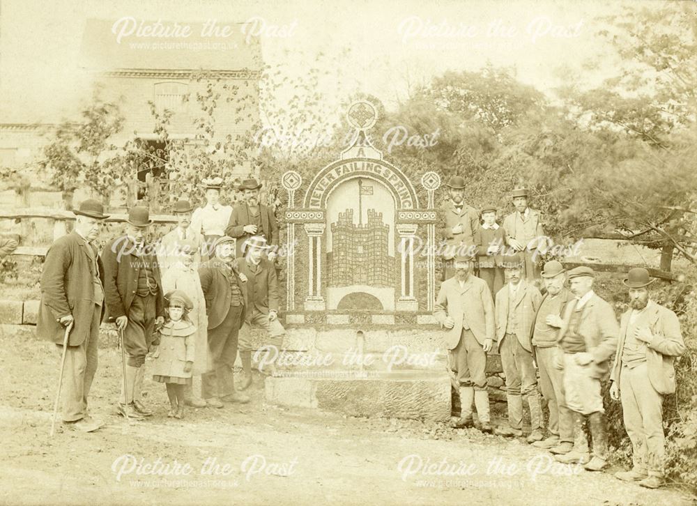 Well Dressing Committee, Roston, c 1900