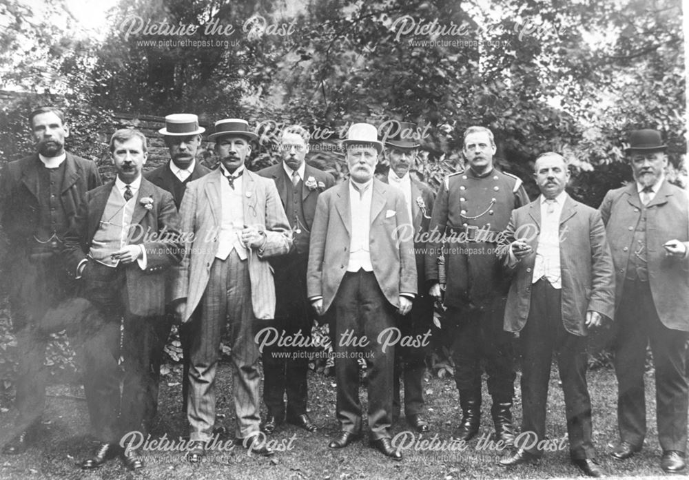 A pre-war (WW1) gathering of Dronfield dignitaries