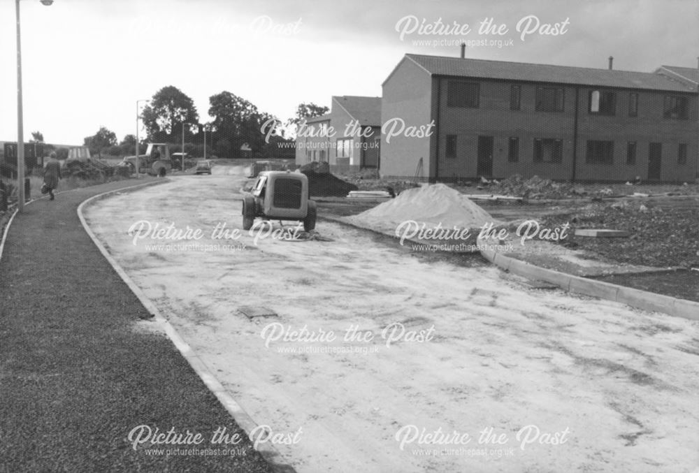 The construction of roads and housing in the Fanshaw Road Area