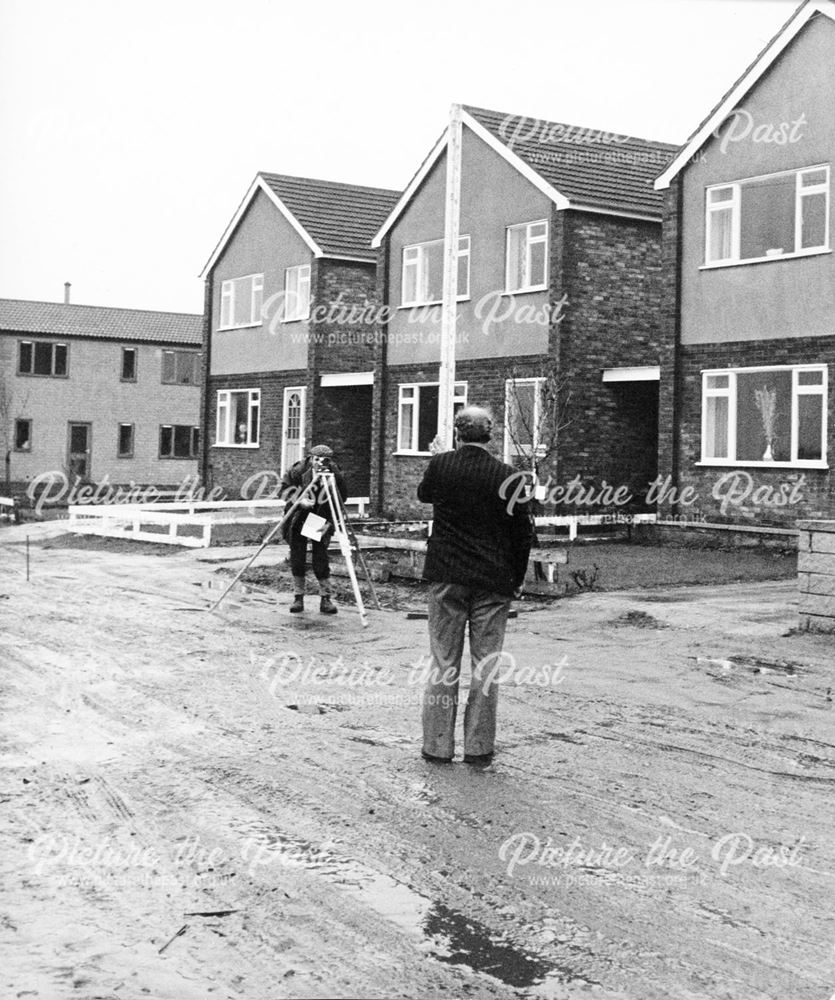 Surveying for the construction of roads and housing in the Fanshaw Road Area