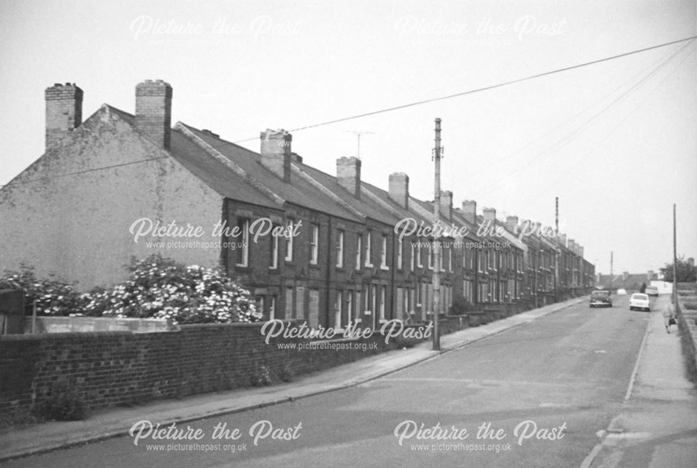 Old Hardwick Street - derelict terraced houses prior to demolition