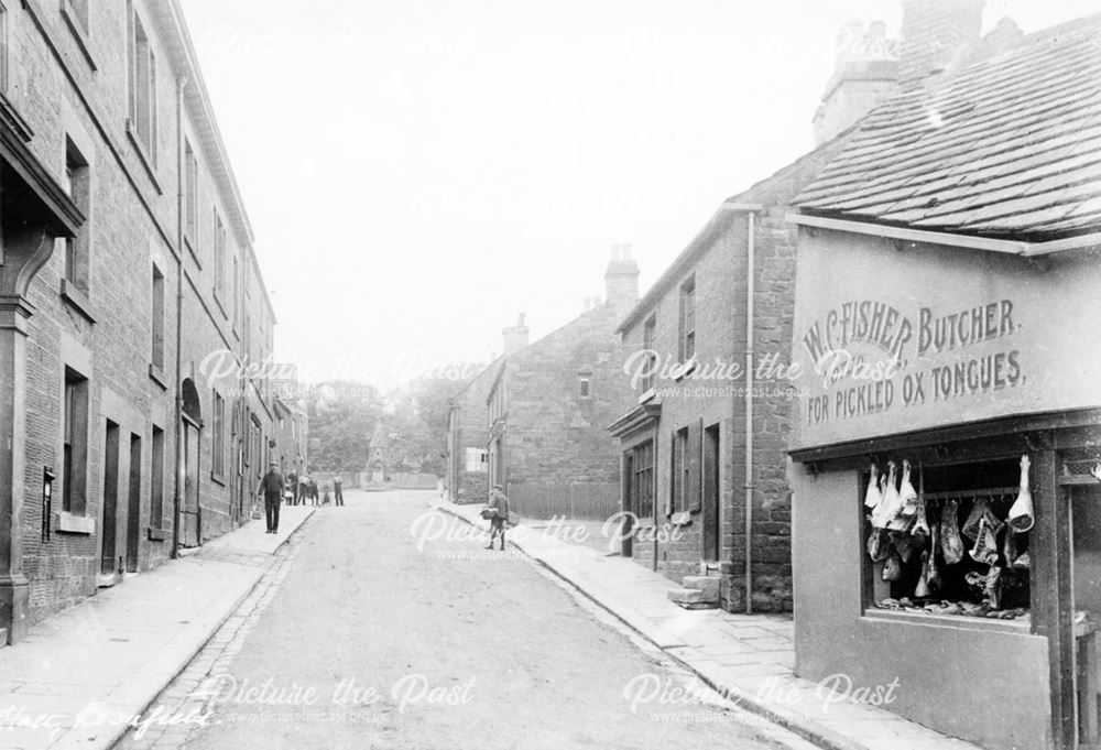 Fisher's Shop, High Street, Dronfield, c 1905