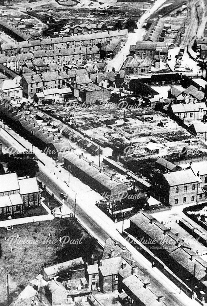 Aerial view of Clay Cross