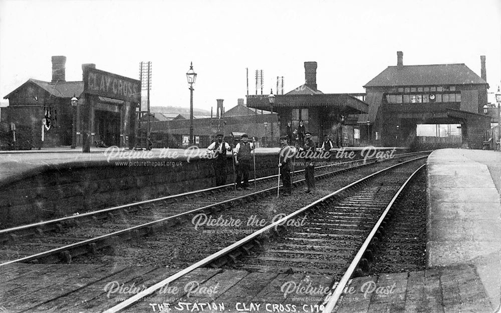 Clay Cross Station, Station New Road, Clay Cross, c 1900s