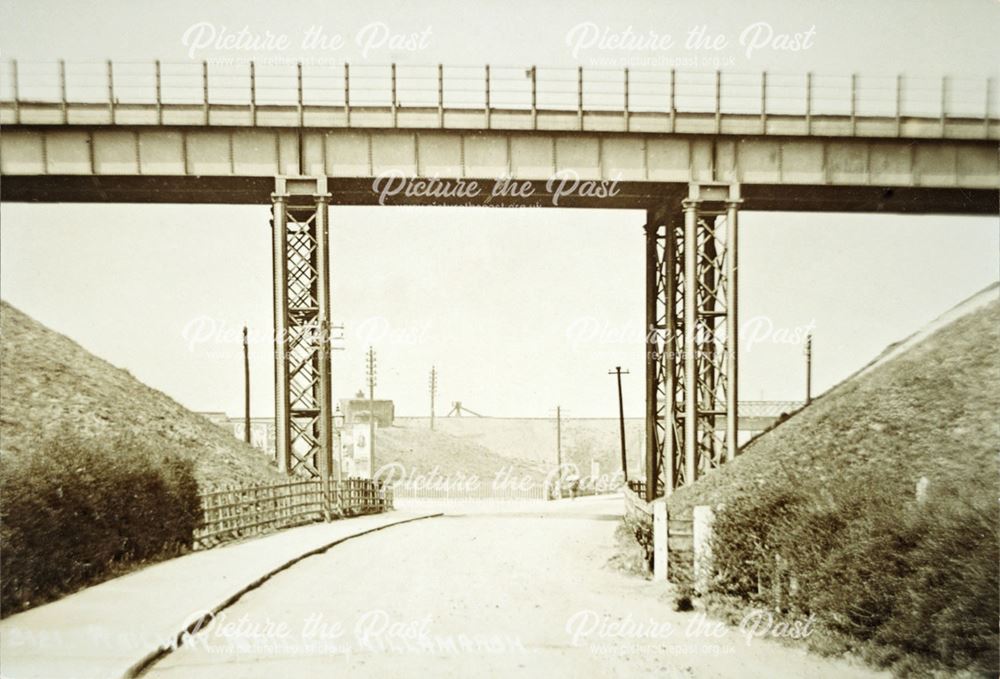 Iron plate and strap girder Railway Bridge Killamarsh