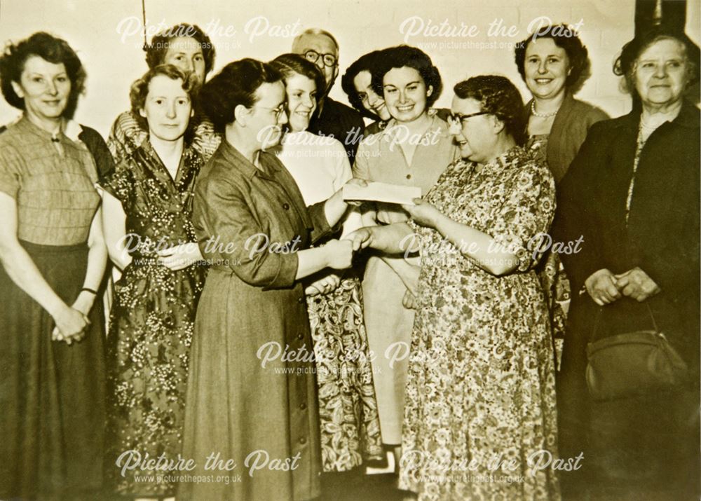 Presentation Ceremony, Heath County School, c 1950.