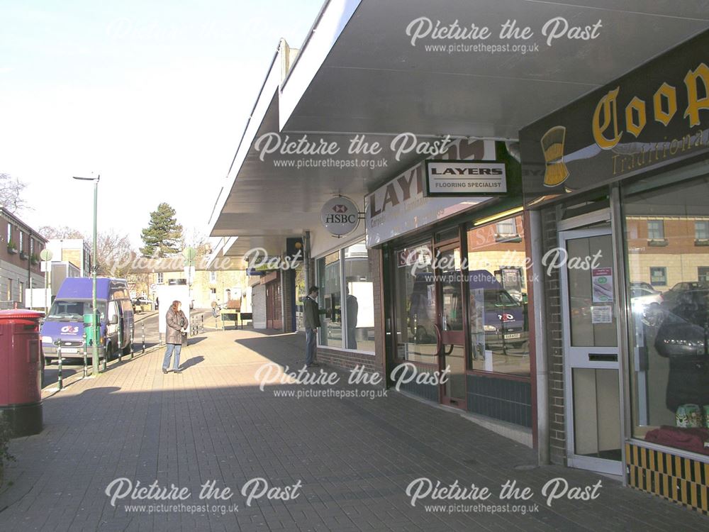 Shops in the Civic Centre, High Street, Dronfield, 2007