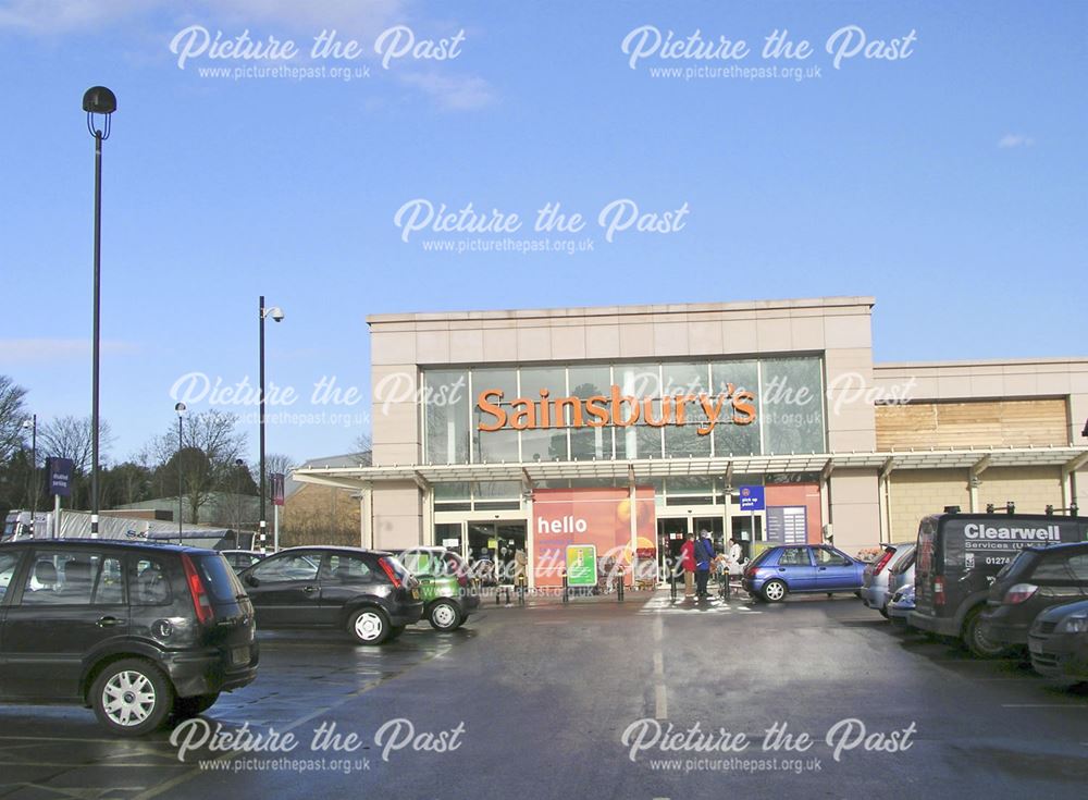 Sainsbury's Supermarket, junction of Wreakes Lane and Stubley Lane, Dronfield, 2007