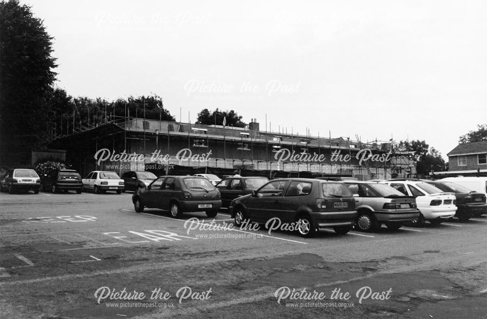 New Dronfield Civic Hall Under Construction, Dronfield, 1999