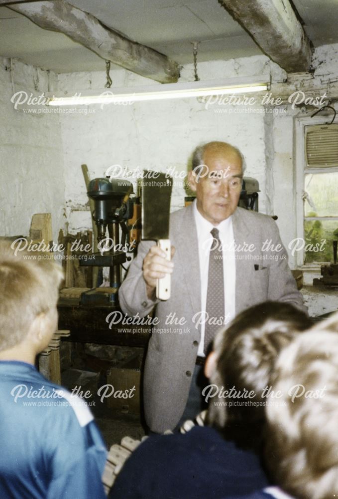 Camms School Visit to Pheonix Scythe and Sickle Works, Ridgeway, c 1988