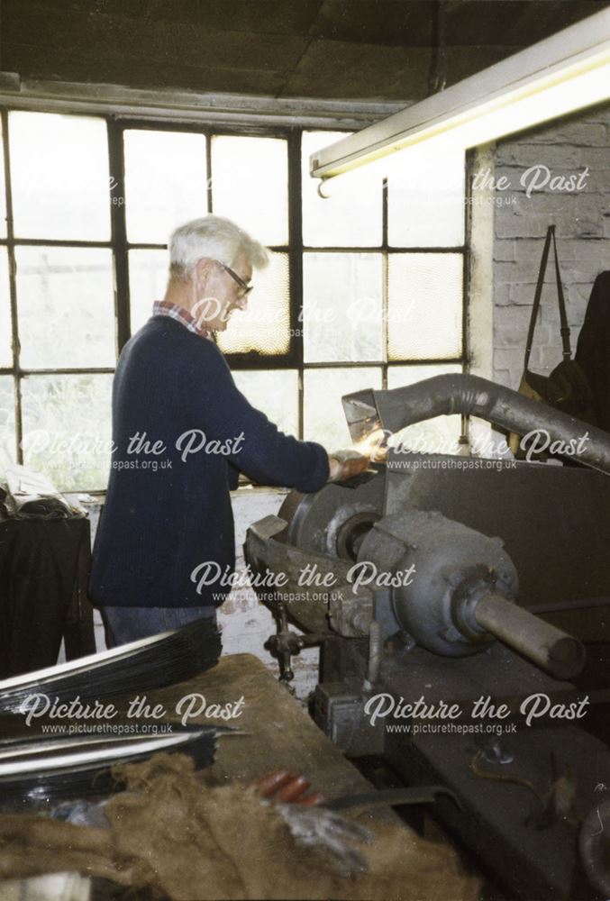 Camms School Visit to Pheonix Scythe and Sickle Works, Ridgeway, c 1988