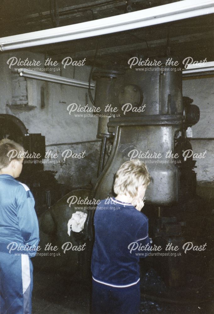 Camms School Visit to Pheonix Scythe and Sickle Works, Ridgeway, c 1988