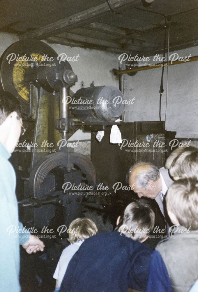 Camms School Visit to Pheonix Scythe and Sickle Works, Ridgeway, c 1988