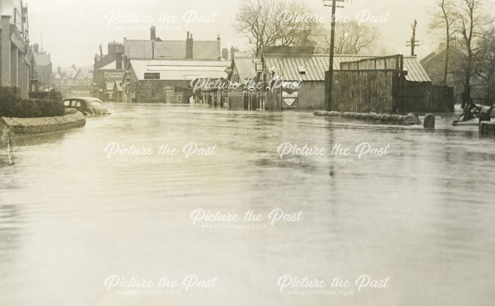 Matlock during the flood