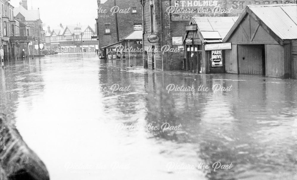 Matlock during the flood