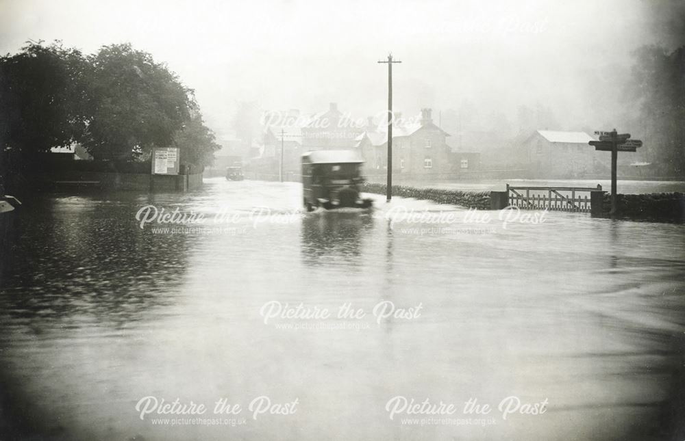 Matlock during the flood