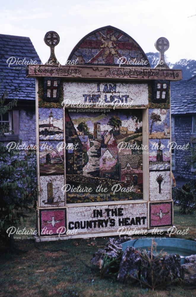 Well dressing, Tideswell, c 1970