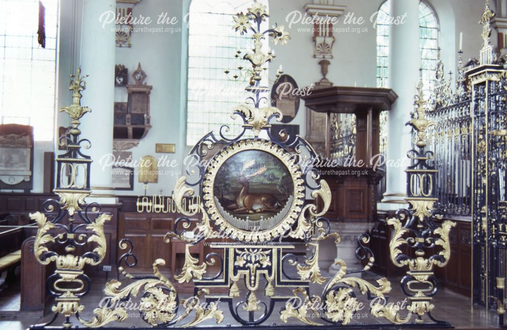 Mayor's Pew, Derby Cathedral, c 1987