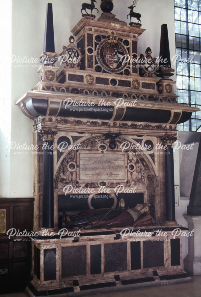 Bess of Hardwick's tomb, Derby Cathedral, c 1987