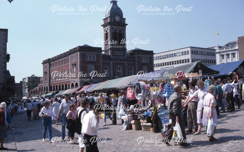 Market Place, Chesterfield, c 1987