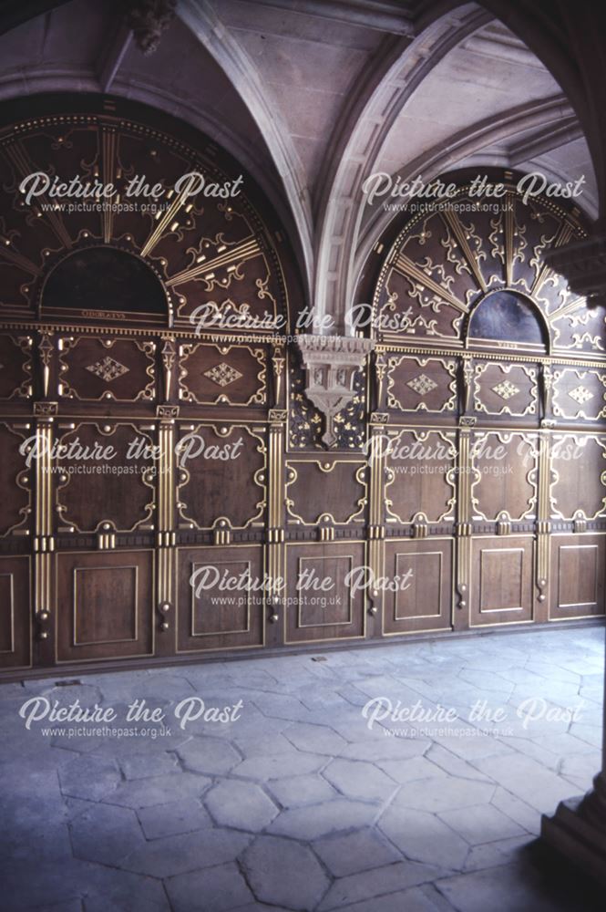 Panelling, Bolsover Castle, c 1987