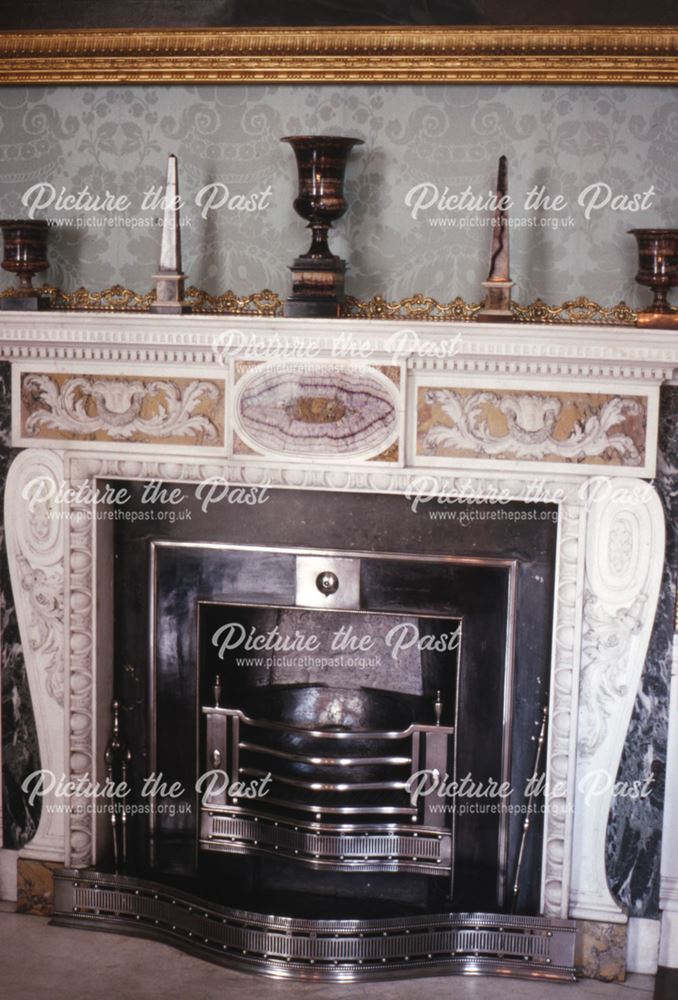 Fireplace in State Bedchamber, Kedleston Hall, c 1990