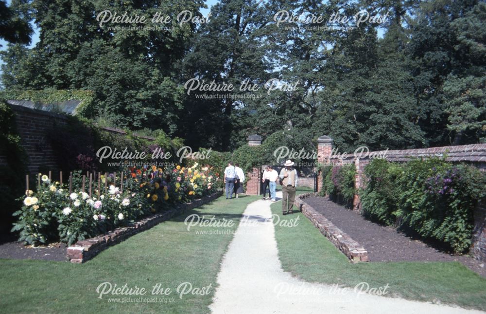 Dahlia Walk, Calke Abbey, c 1996