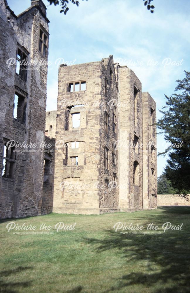 Ruins of Old Hall, Hardwick Hall, c 2000