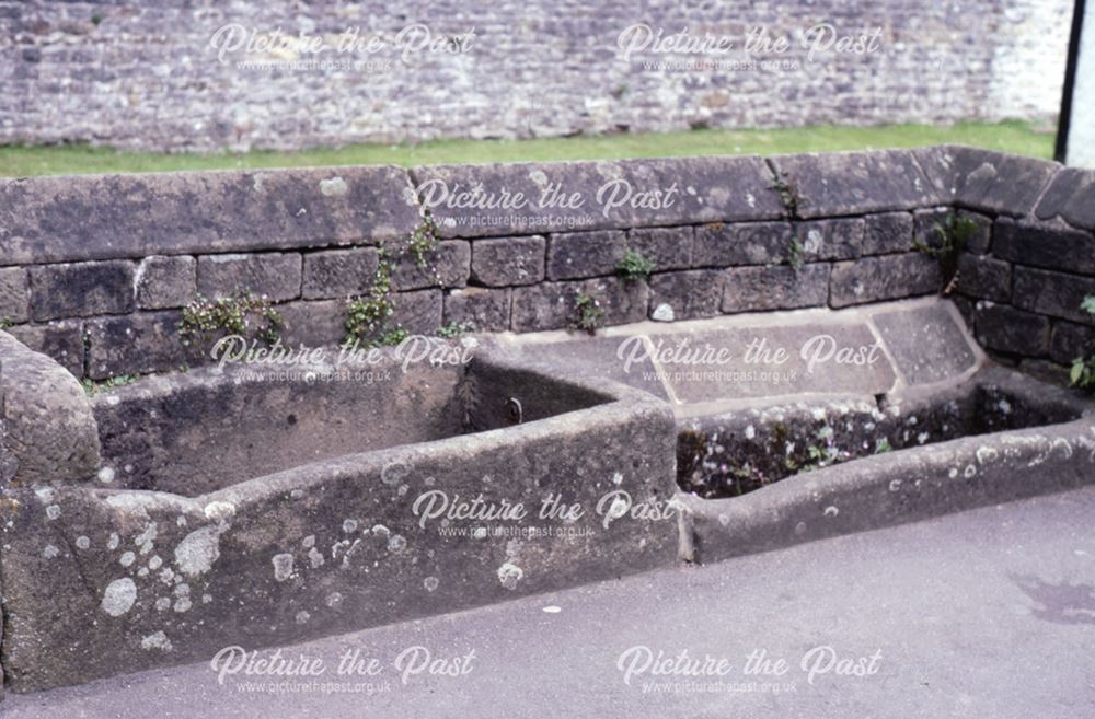 Water troughs, Eyam, c 2002