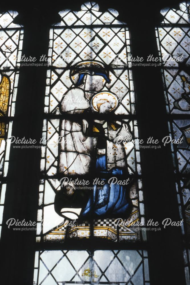 Detail of North Window in Chapel, Haddon Hall, c 2002