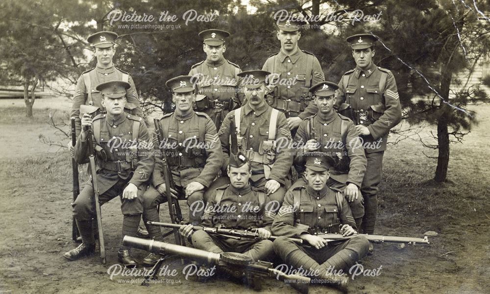 School of Musketry, Strensall, No 8 squad, 1917