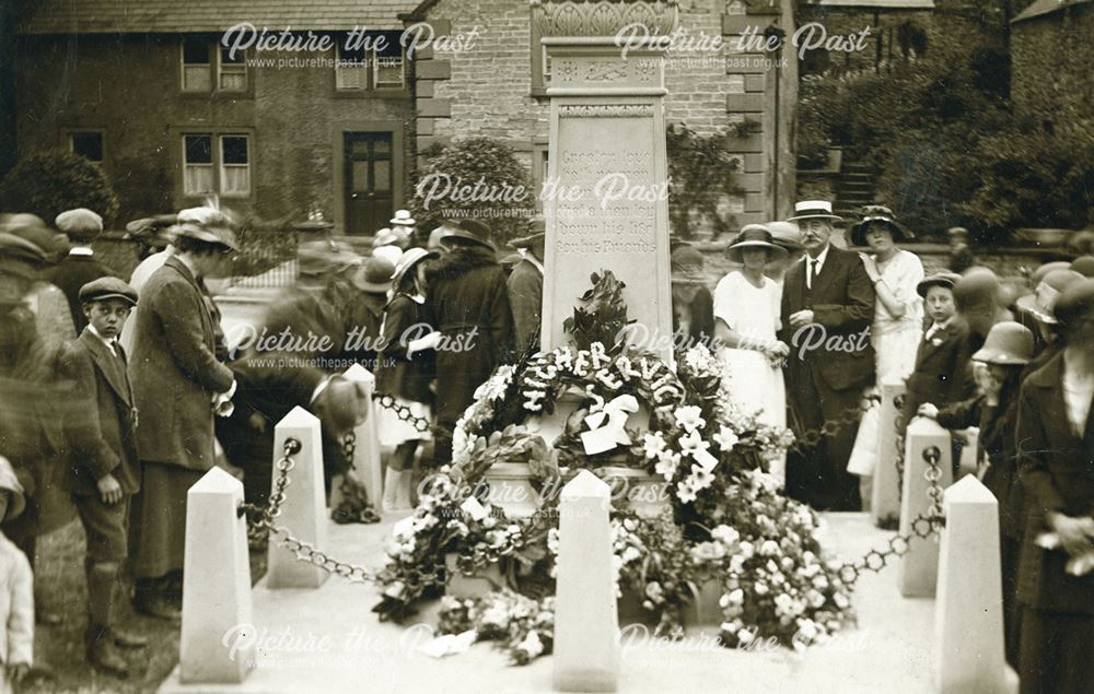 A Service at the war Memorial