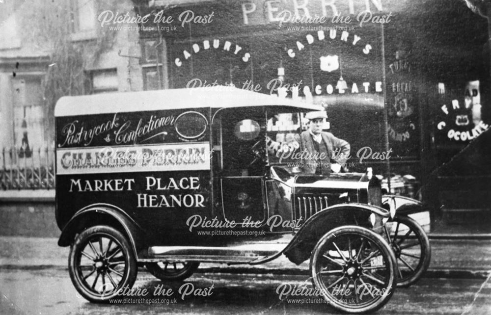 Charles Perrin's Baker's Van, Heanor, c 1918