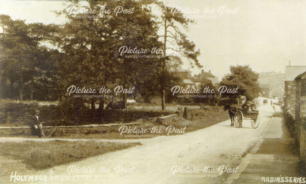 Loads Road, Holymoorside, c 1910