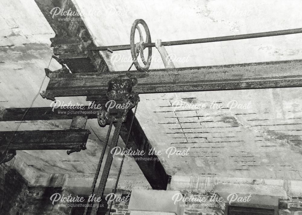 Interior detail, Hunger Hill Pumping Station, Holymoorside, undated