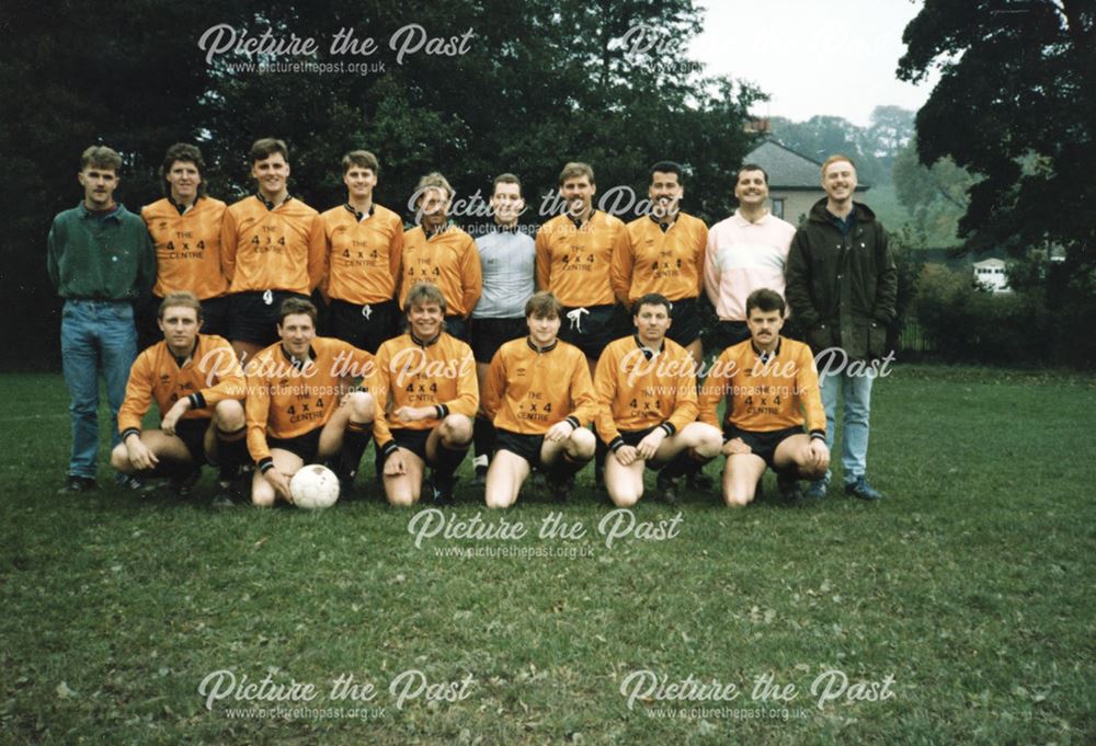 Football team, Holymoorside, 1980s