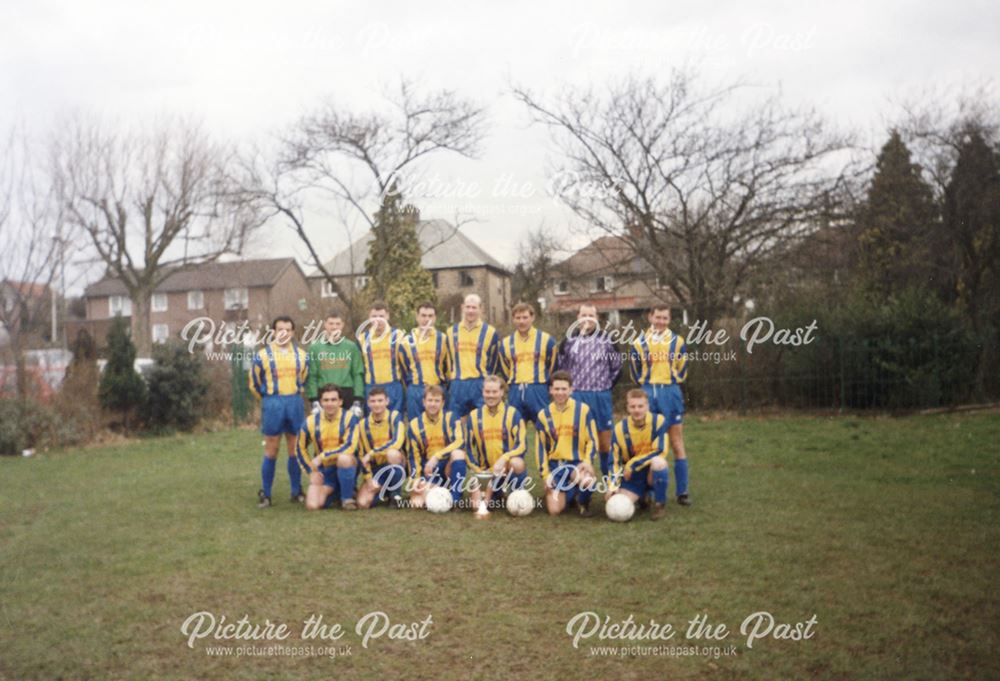 Football team, Holymoorside, 1980s