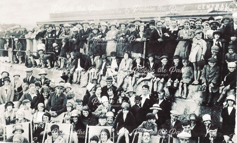 Holymoorside Residents at the Seaside in Cleethorpes, c 1935