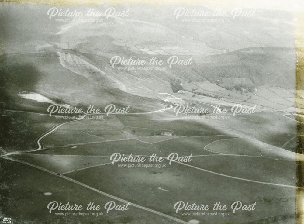 Aerial view including Mam Tor, Castleton, 1924