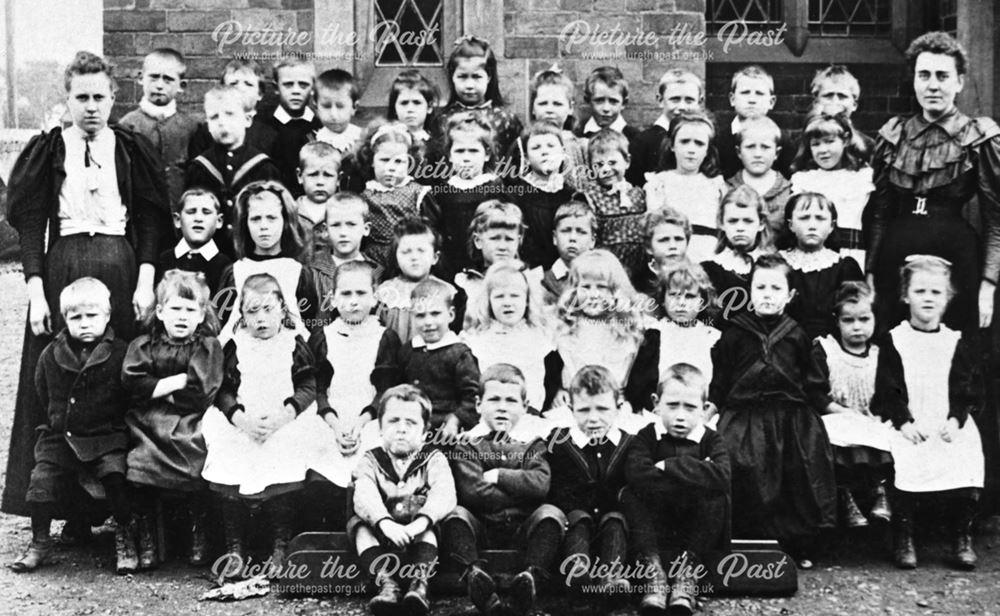 St Michael's School pupils, Breaston, c 1900s ?