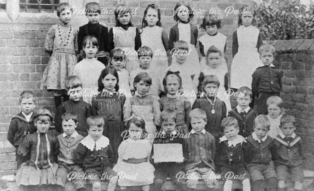 St Michael's School pupils, Breaston, c 1900s ?