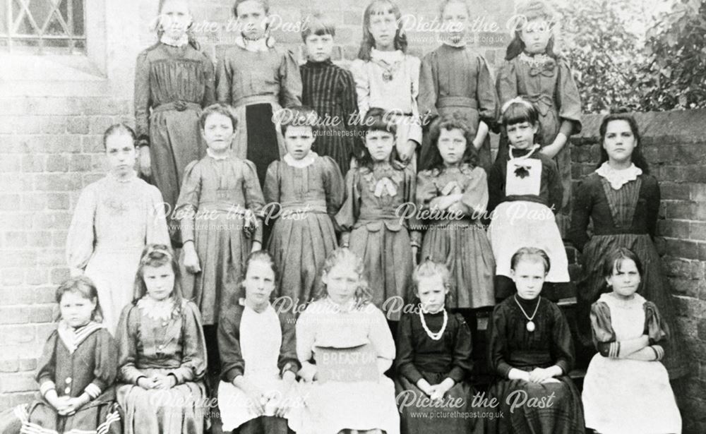 St Michael's School pupils, Breaston, c 1900s ?