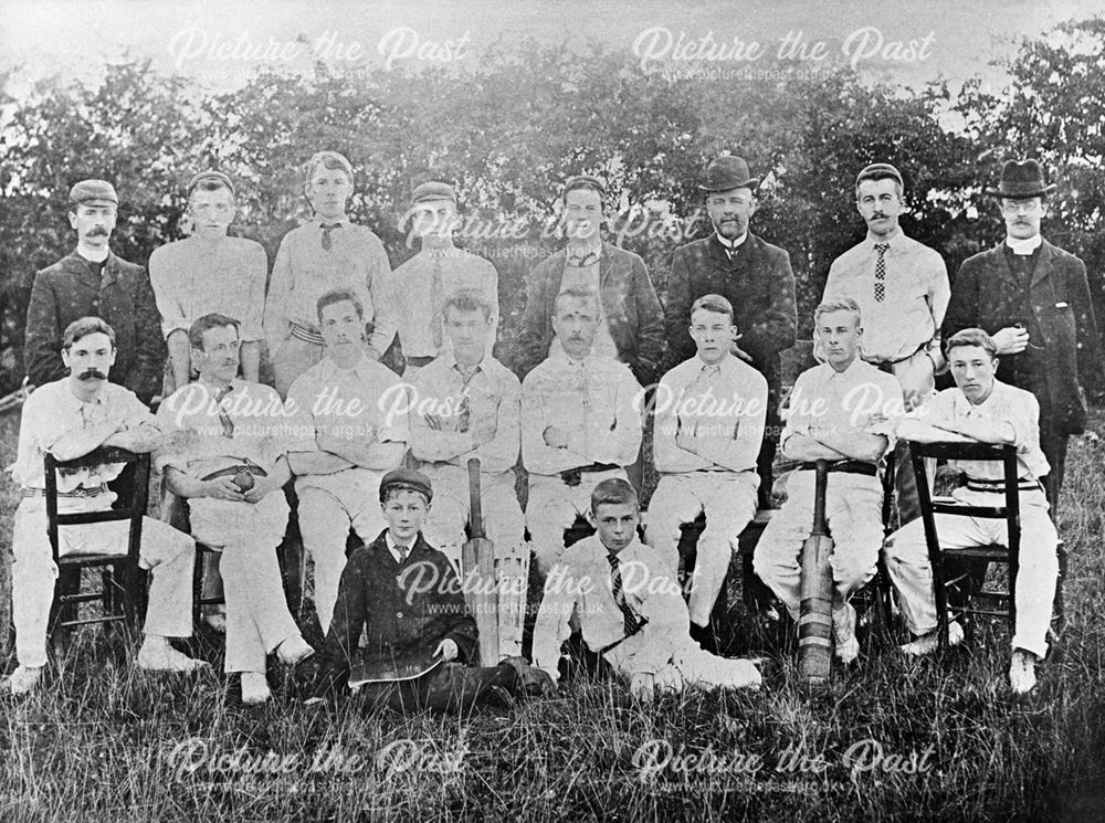 PlackettÆs Lace Factory cricket team, Breaston, c 1900s