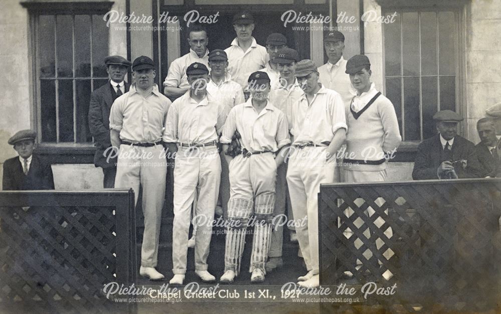 Chapel Cricket Club 1st XI, Chapel en le Frith, 1927