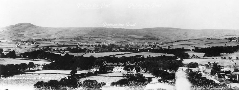 Panoramic view looking north, Chapel-en-le-Frith, 1912