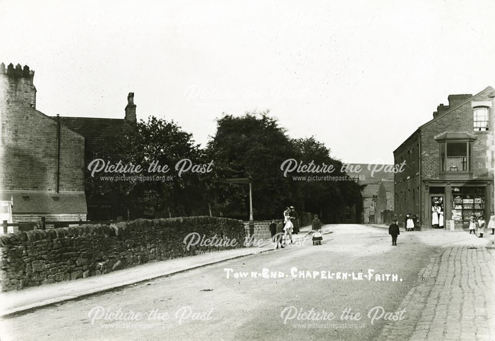 Hayfield Road, Town End, Chapel en le Frith, c 1900s