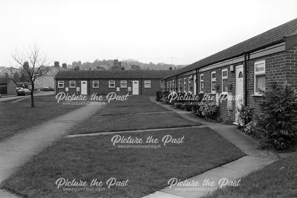 Council houses, Princess Street, Church Gresley, 2002